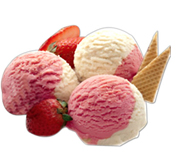 Rich Strawberry Ice Cream