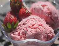 Strawberry Ice Cream with Balsamic Vinegar