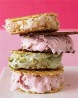 Strawberry Ice Cream Sandwiches