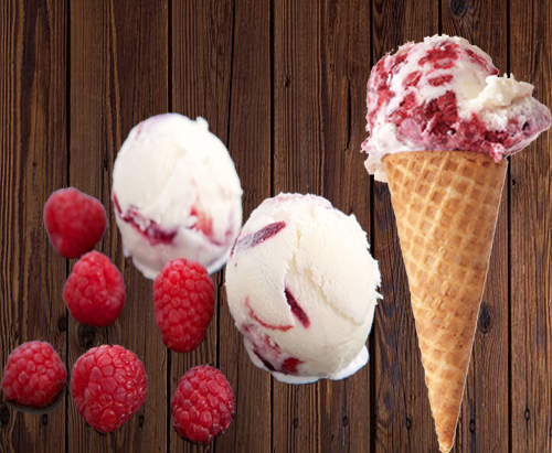 Raspberry Ripple Icecream